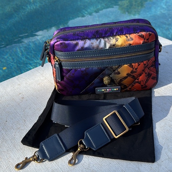 Kurt Geiger London Recycled Nylon Crossbody Bag - Picture 2 of 13